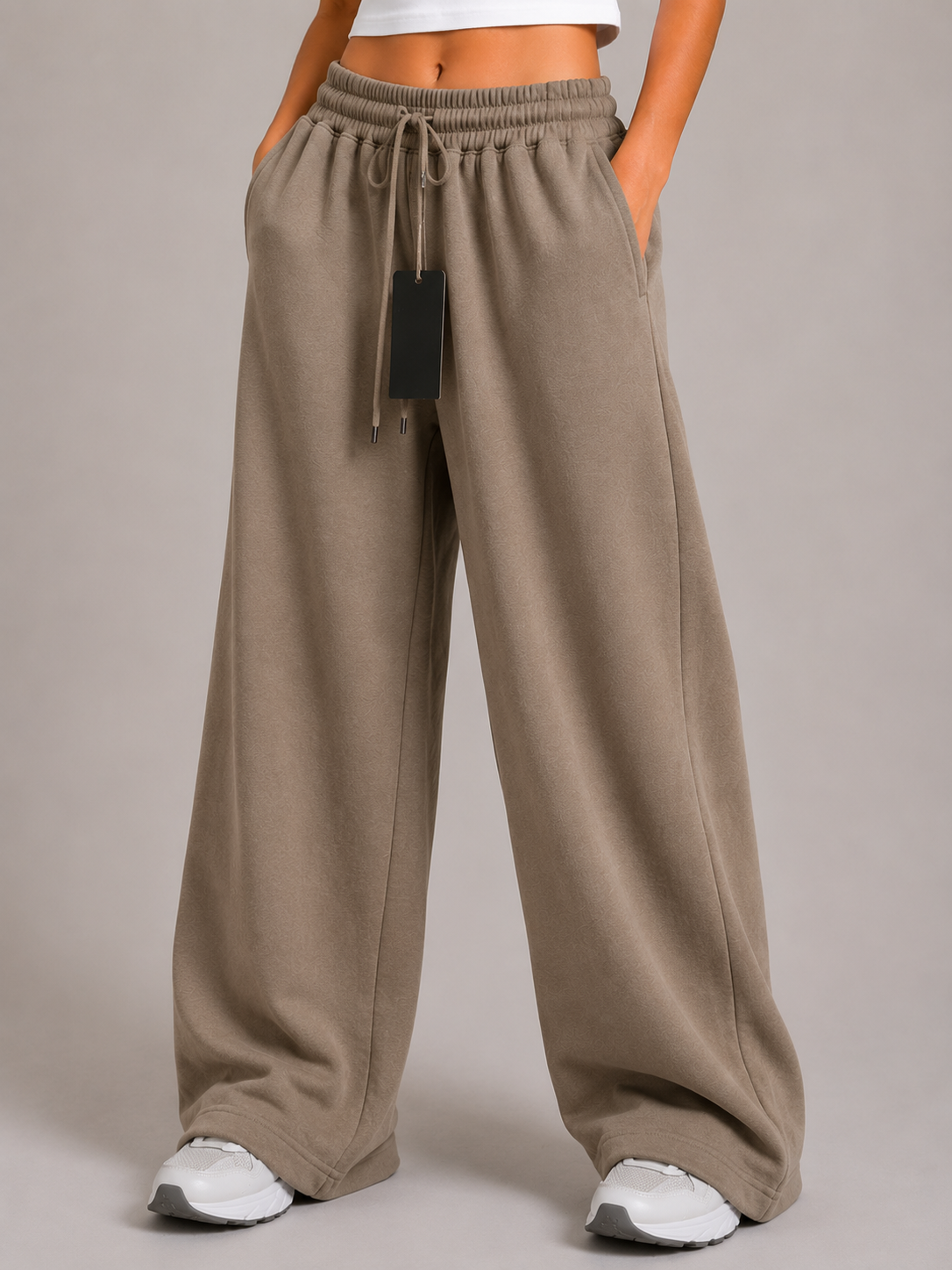 Wide-Leg Basic Pants