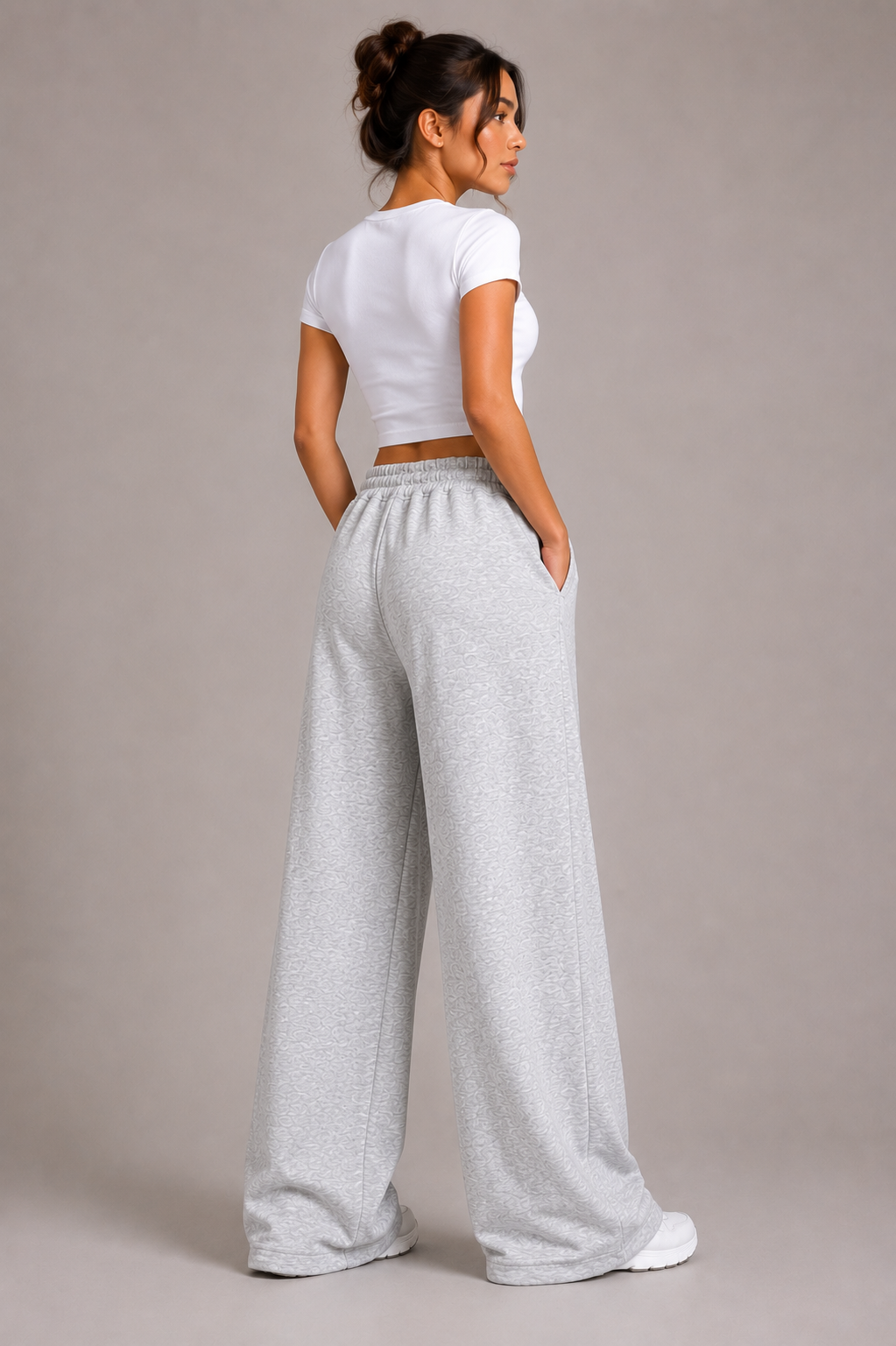 Wide-Leg Basic Pants